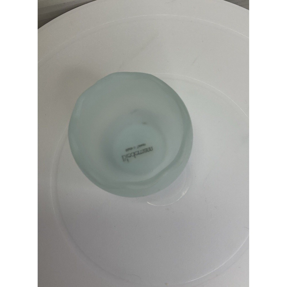 Vintage Biedermann‎ Light Blue Frosted Glass - Broken Egg Votive Candle Holder - Picture 3 of 7